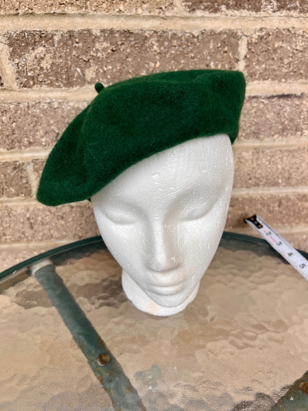 New reach emerald color wool beret - perfect for Christmas season!